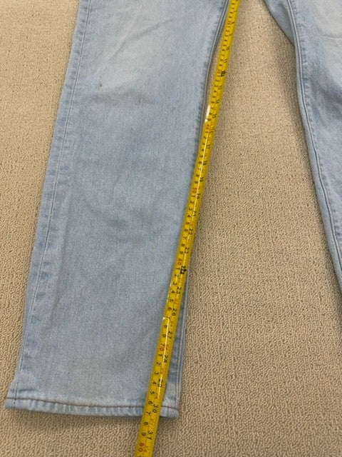 Levi's Men's Light Wash 501 '93 Straight Jeans 31x32 Vintage