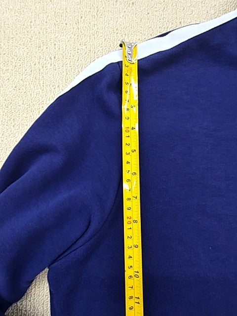 Puma Vintage Navy Blue Track Jacket XL Men Full Zip White Stripes