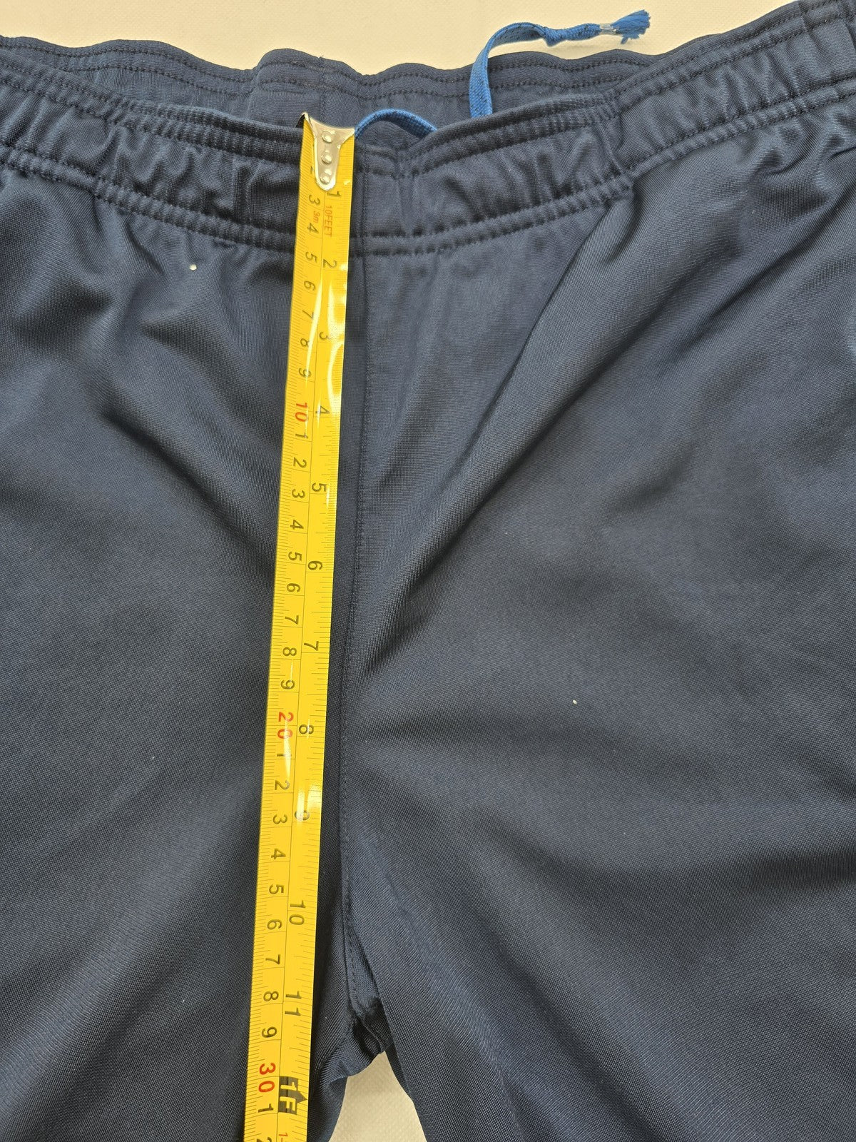 Adidas Men's XL Navy Blue 3-Stripes Tapered Track Pants