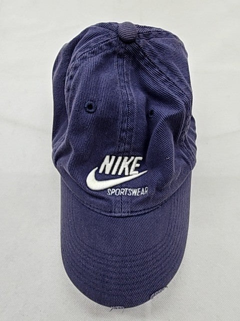 Nike Unstructured Corduroy Cap Navy Adjustable One Size