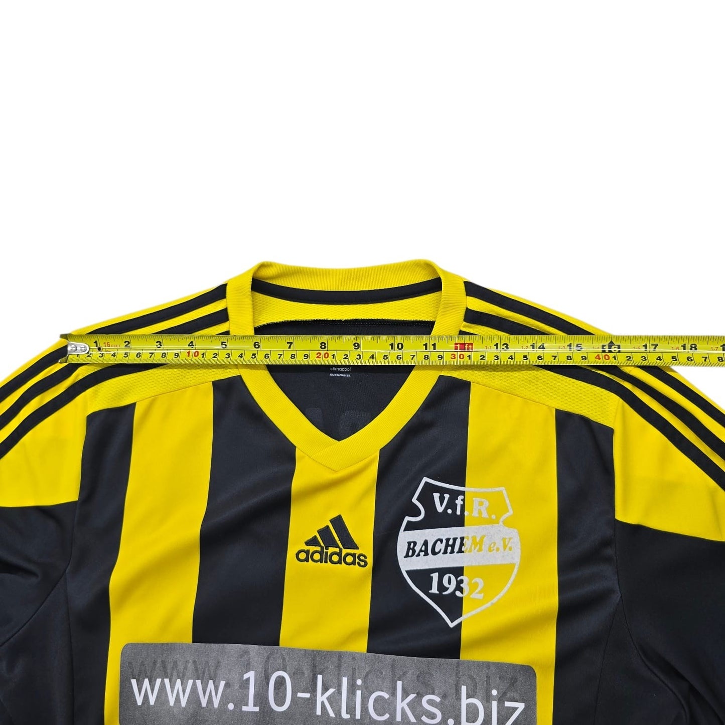 Adidas Women's Black Yellow Soccer Jersey(#11) Size L VfL Bachem