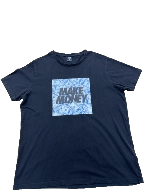 Entrepreneur Money T-Shirt Unisex L Black Cotton Crewneck Short Sleeve