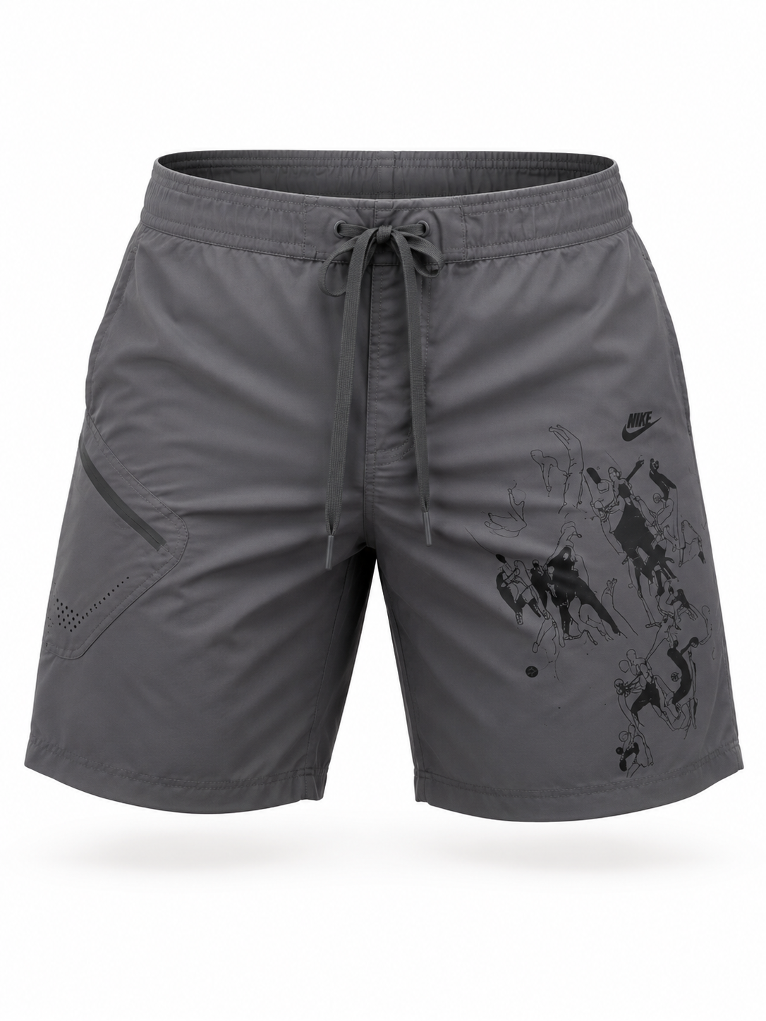 Nike Men Gray Swim Shorts size M product image 2