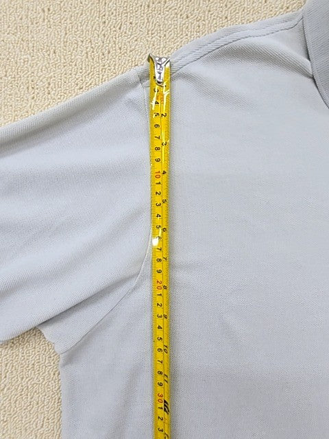 Lacoste Gray Polo Shirt Men Size 7 Short Sleeve Piqué