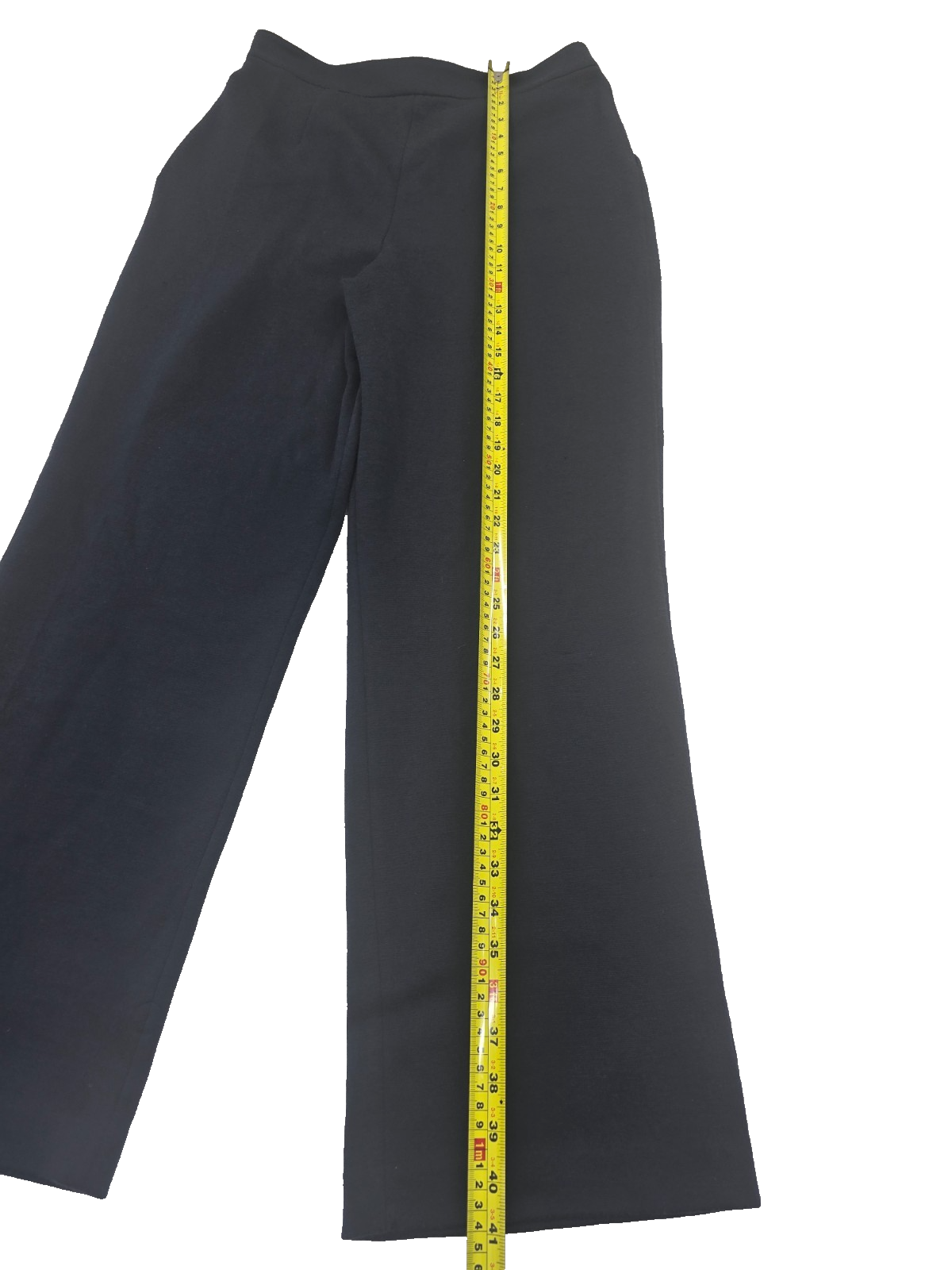 Giorgio Armani Women's Straight Leg Trousers Blue Side Zip Size 42 BNWT