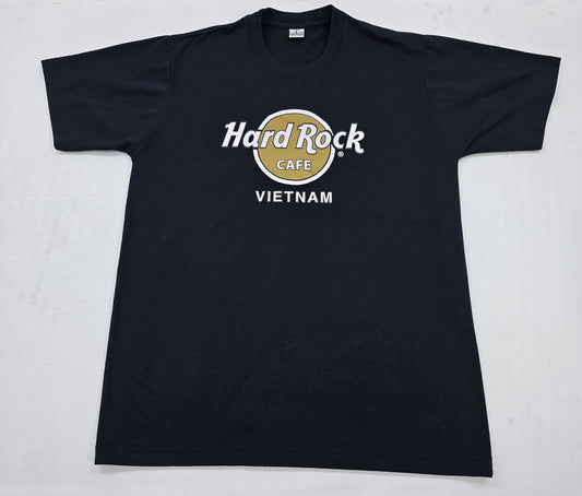 Hard Rock Cafe Unisex Black T-Shirt – Size L, Short Sleeve, Crew Neck