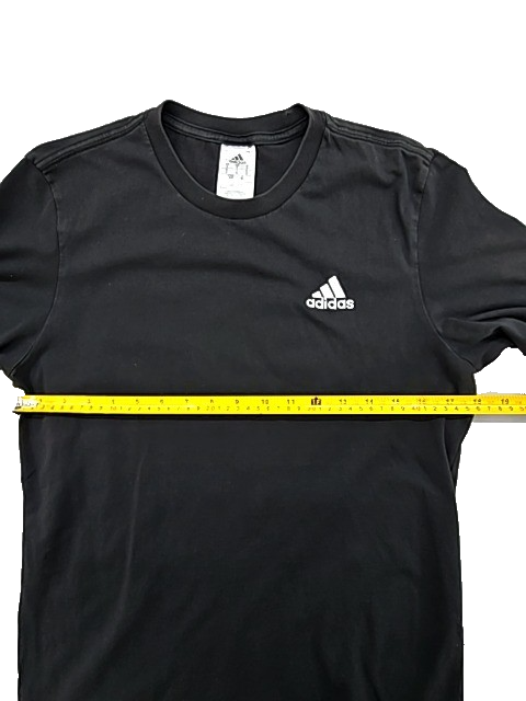 Adidas Black Men's Short Sleeve Crewneck T-Shirt Size S DA2420 Regular