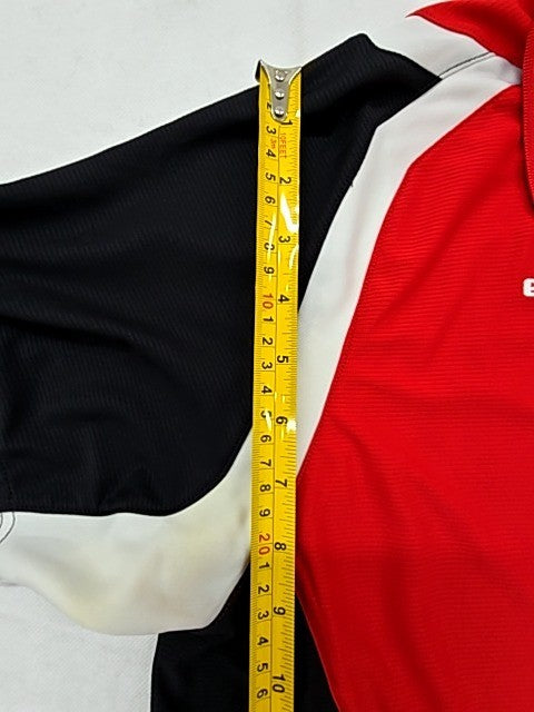 Erima Change Polo Shirt Men L Red/Black/White Quick Dry Short Sleeve