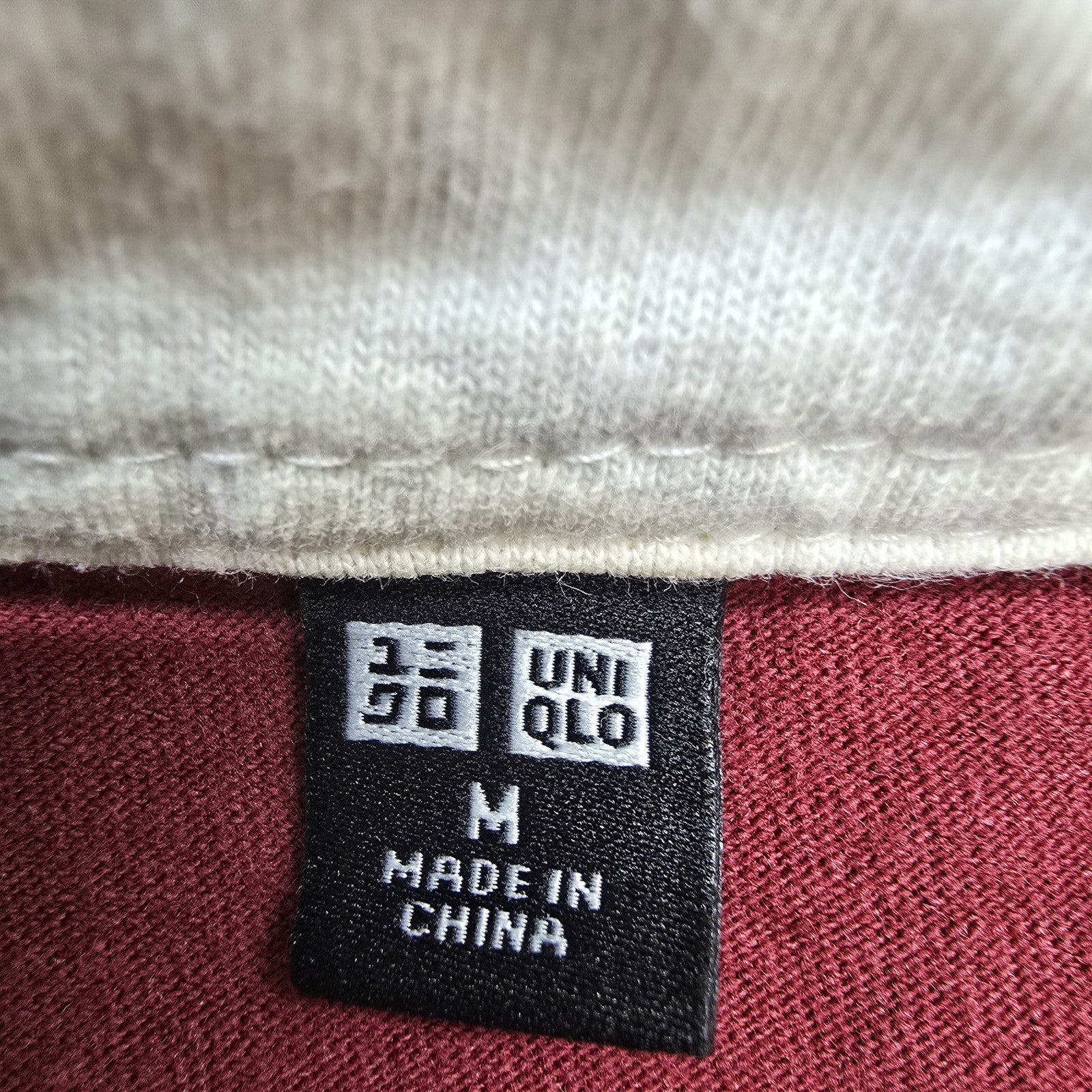 Uniqlo Men Navy Polo Shirt size M product image 3