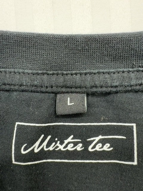 Mister Tee Men's Black Pizza EMB T-Shirt Size L