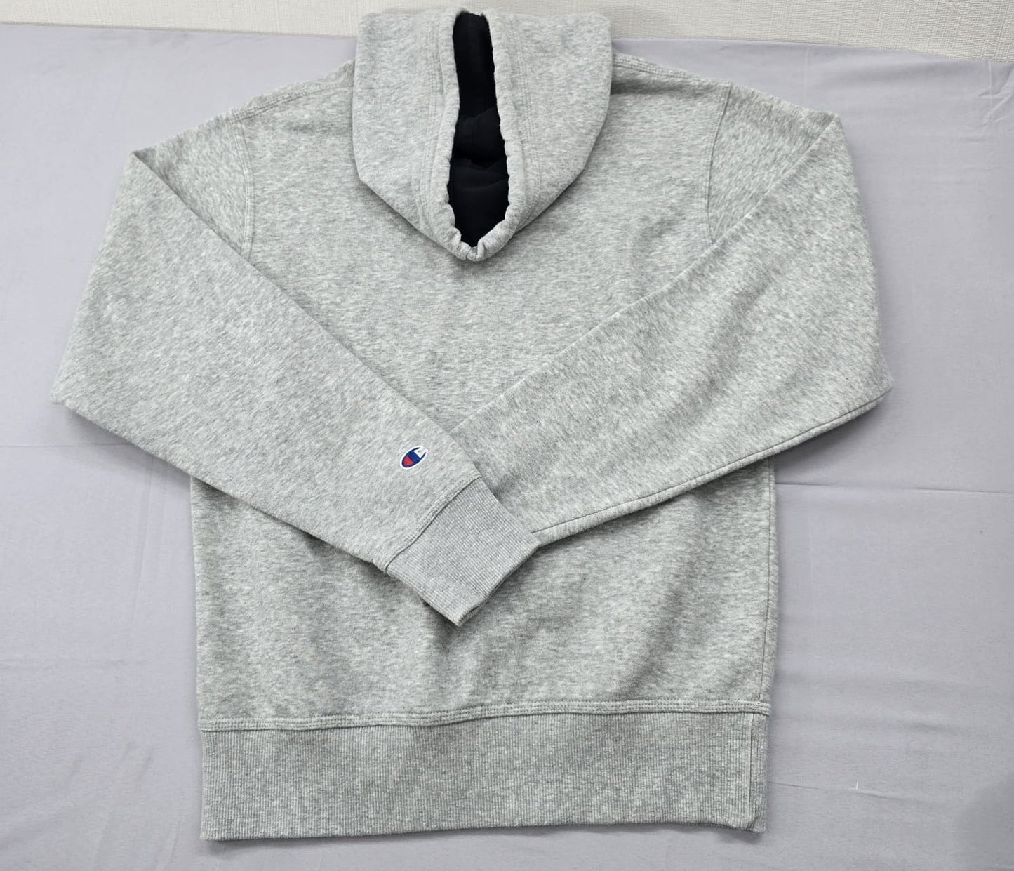 Champion Men's Reverse Weave Grey Hoodie Size S