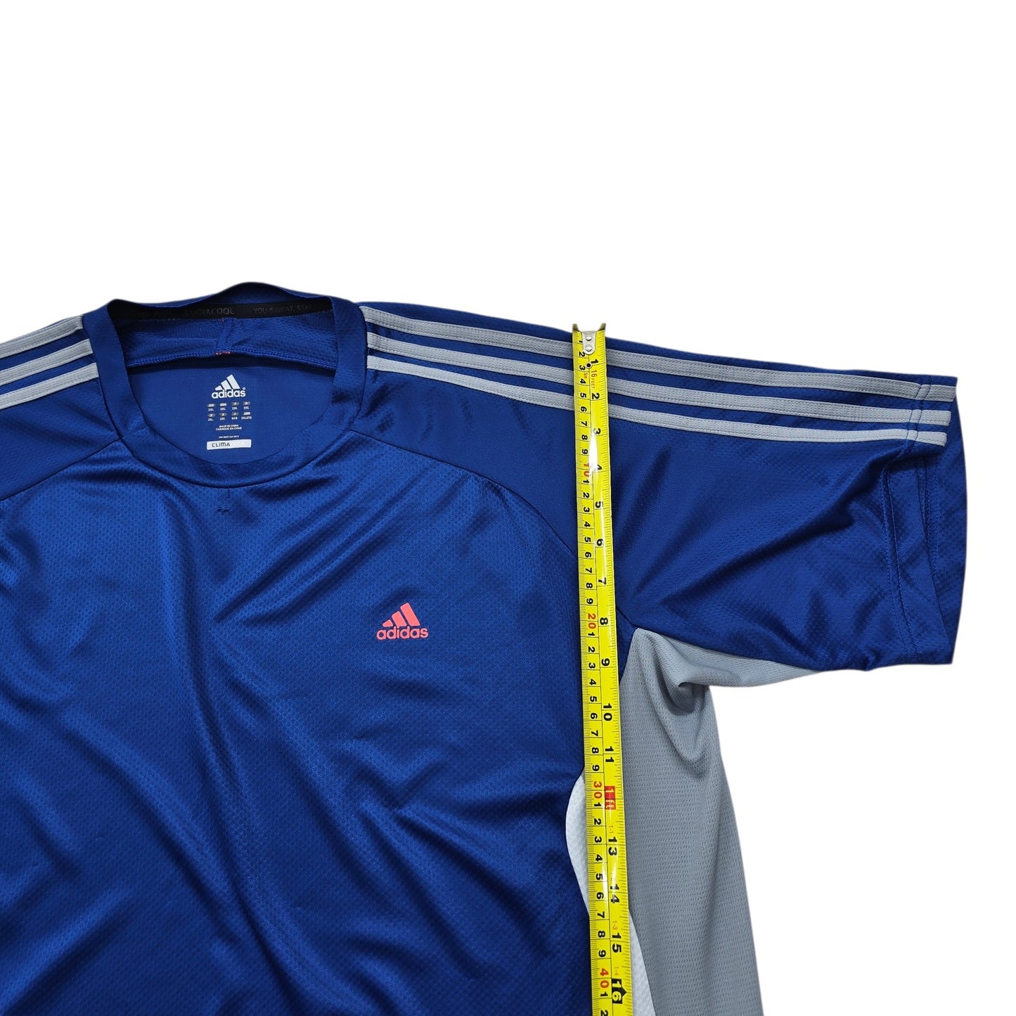 Adidas Men's Blue Climacool Jersey 2XL Athletic Mesh