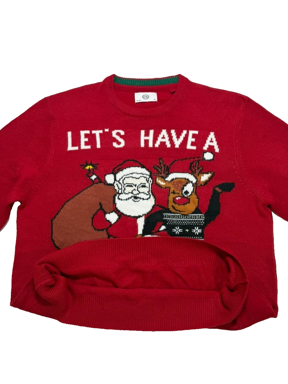 C&A Est 1841 Let'S Have A Naughty Xmas Sweater