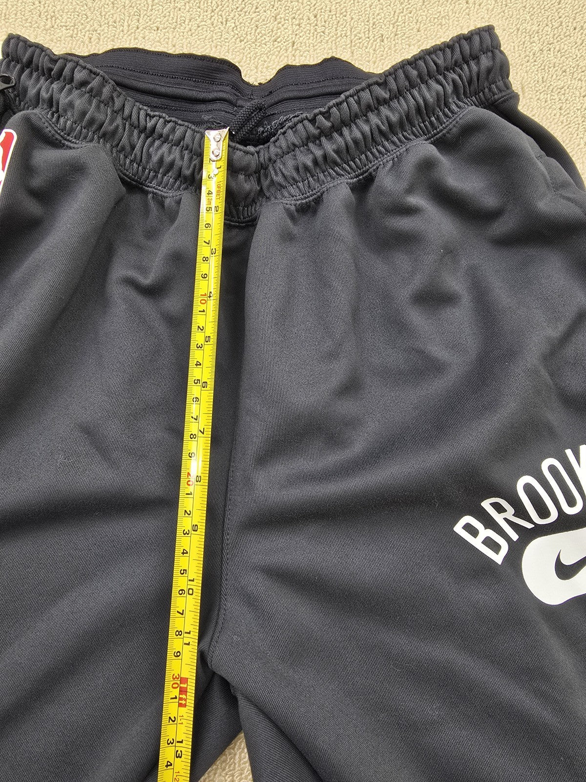 Nike Men's L Tapered Jogger Sweatpants Black Dri-FIT Drawstring