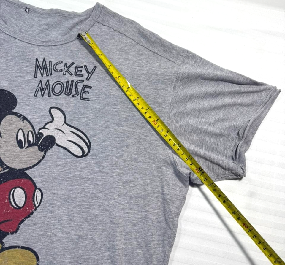 Disney Men's Mickey Mouse Classic T-Shirt In Sports Grey - Size L