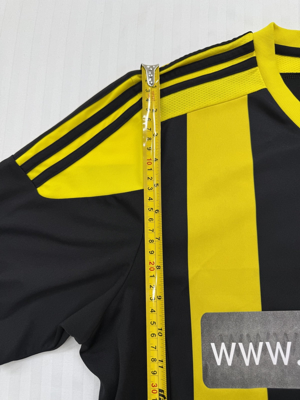 Adidas VfR Bachem Women's L Black/Yellow Climacool Away Jersey(#12)