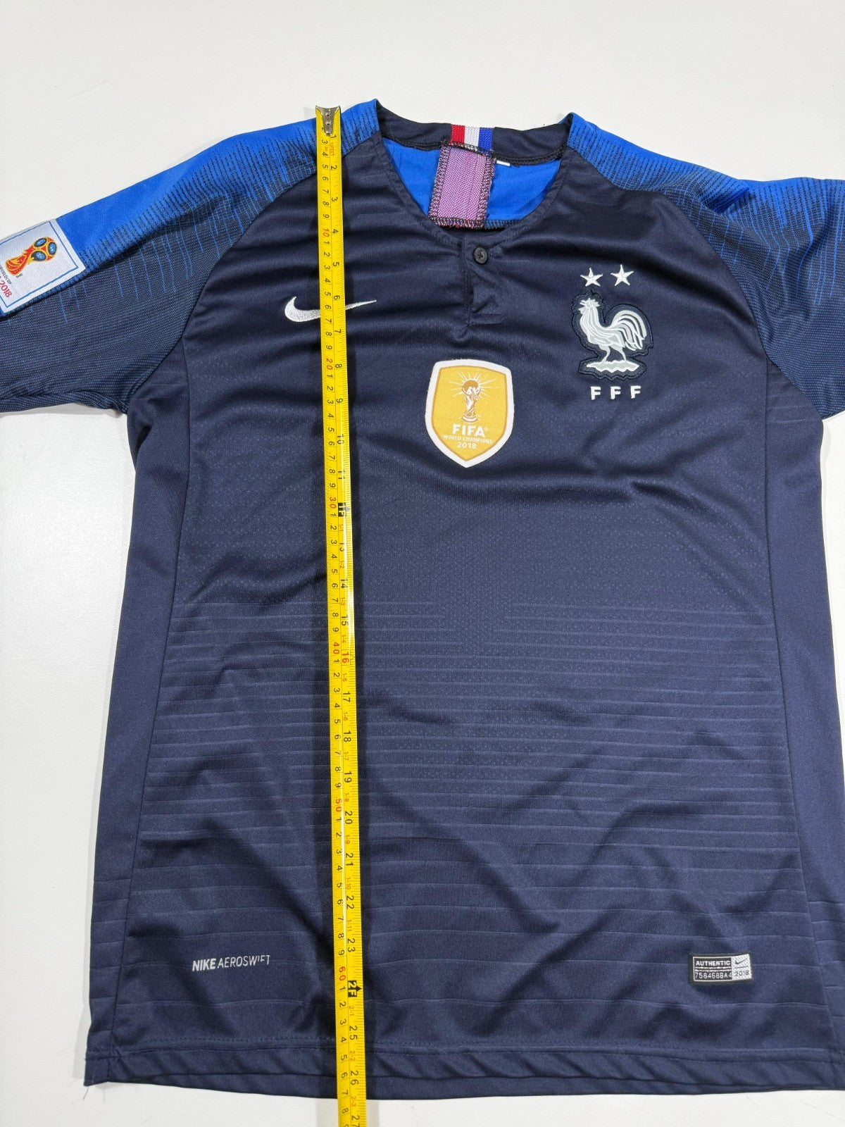France National Team Home Jersey Nike World Cup 2018 Large Made in Thailand