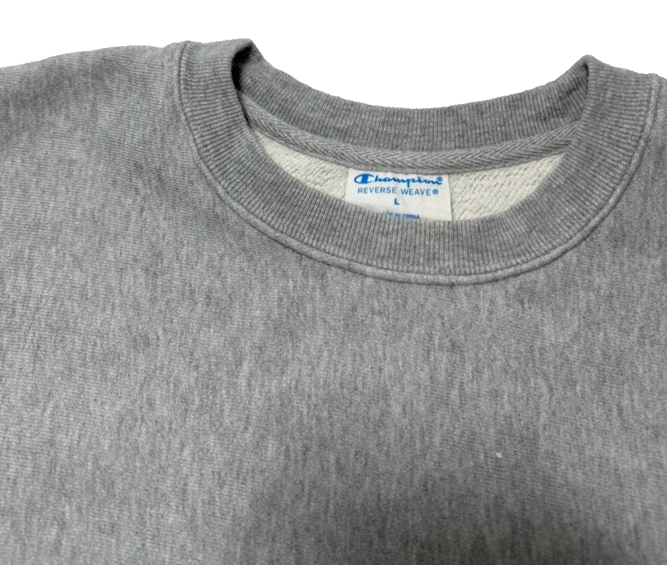 Champion Reverse Weave Grey Sweatshirt - Size L