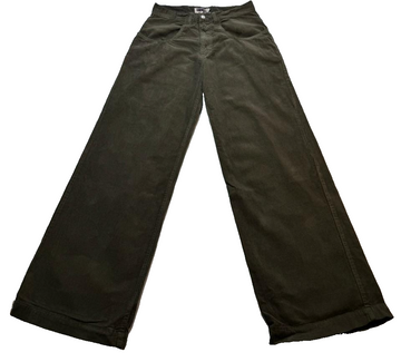 Lobel Cartoon Embroidery Wide Leg High Rise Corduroy Pants Size 38 | Unisex |