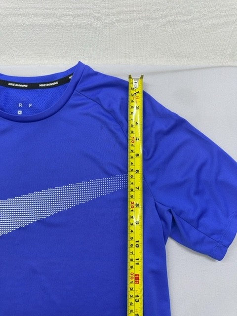 Nike Dri-FIT Men's Royal Blue Graphic T-Shirt S Dri-FIT Reflective Swoosh