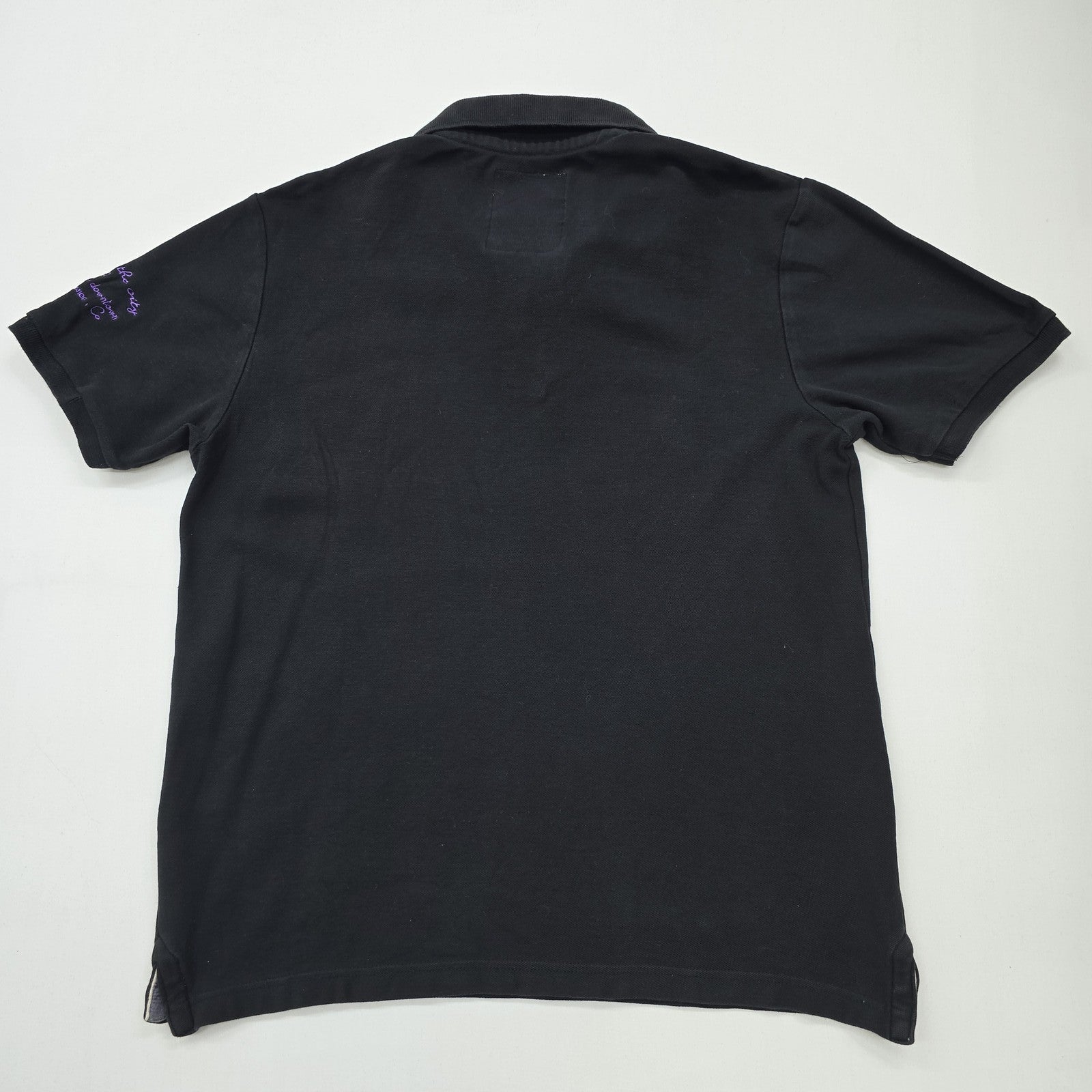 East Company Men Black Polo Shirt size L product image 2