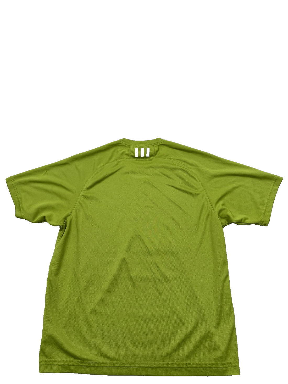 Adidas Green Short Sleeve Crewneck T-Shirt 3 Stripes L