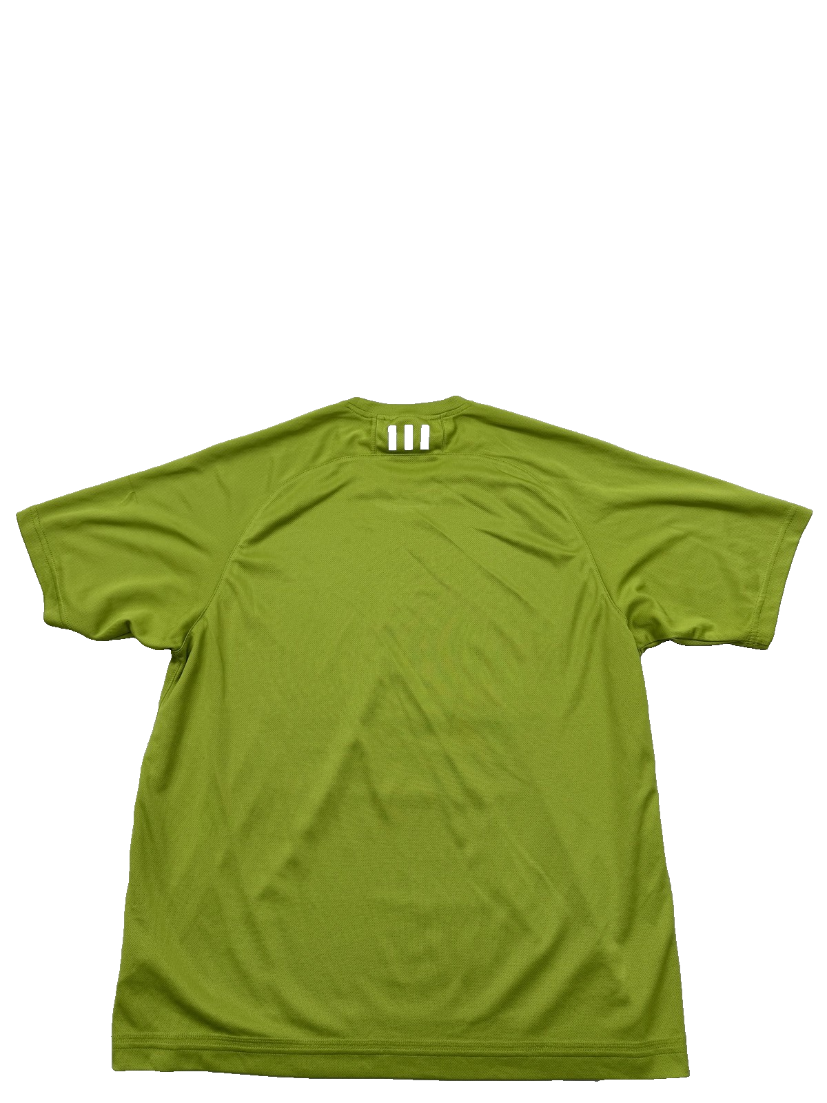 Adidas Green Short Sleeve Crewneck T-Shirt 3 Stripes L