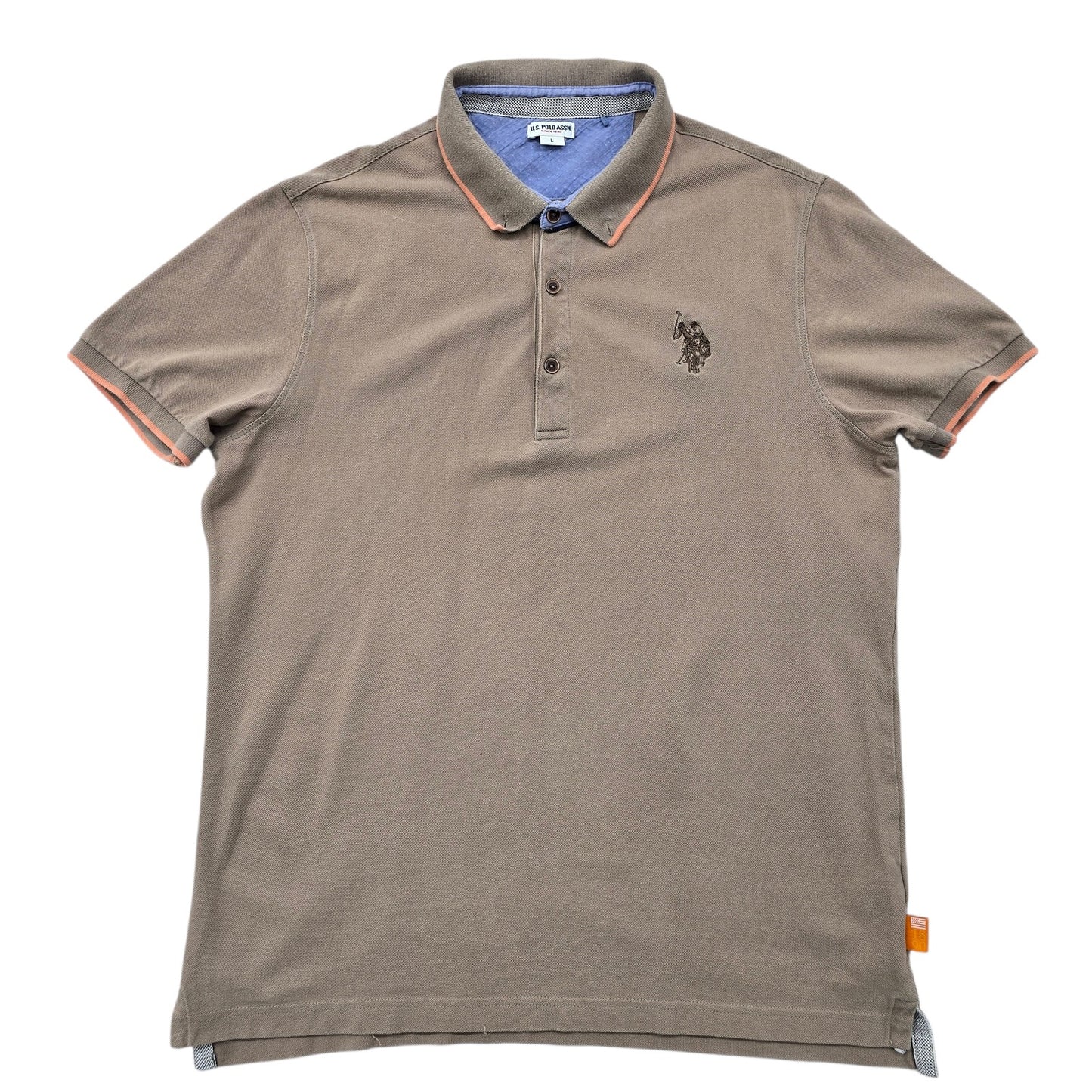 Artistic Haul Men Brown Polo Shirt size L product image 1