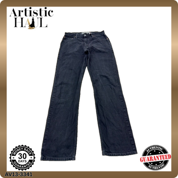 Levi's Men's Dark Indigo 505 Regular Fit Jeans 34x36