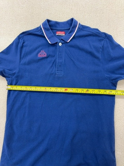Kappa Men's Blue Polo Shirt XXL Short Sleeve Cotton