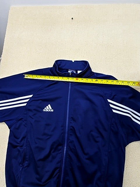 Adidas Men's Navy Track Jacket Full Zip Long Sleeve Size L