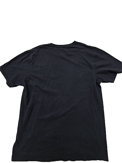 Reebok Men's Black Sports T-Shirt Size L Team Logo Cotton Crewneck