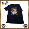 Ilustrata Men's Black T-Shirt – Size XL, Cat 100 cat 100, Graphic