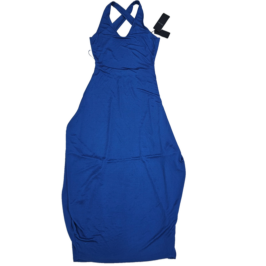 Giorgio Armani Unisex Blue Jersey, Draped Satin Crossed Back – Ref A66C5