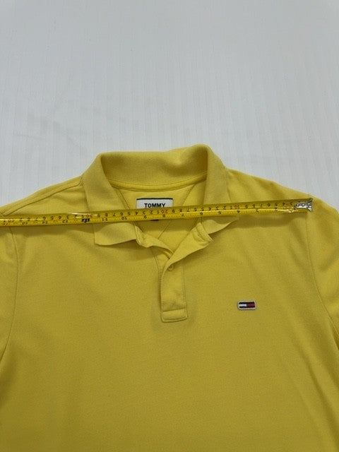 Tommy Hilfiger Women's Yellow Polo Shirt Size M