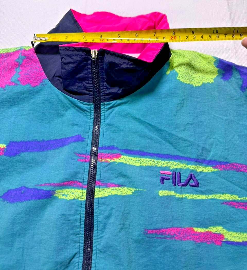 Rare Vintage Fila Ski Jersey Jacket, Oversized Silhouette - Size 3Xl