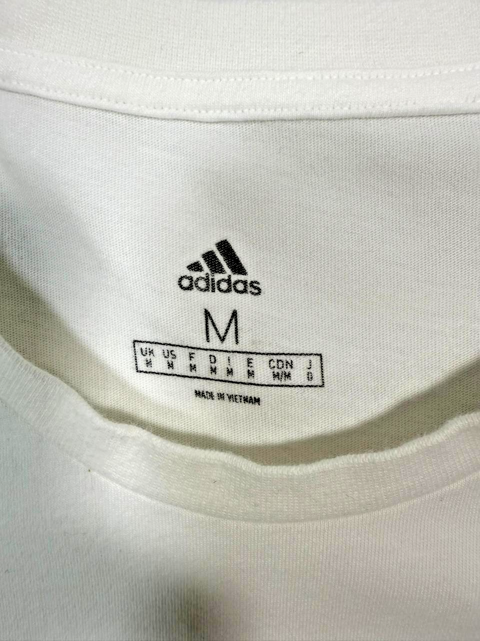 Adidas Essentials Men's Single Jersey 3-Stripes T-Shirt For In White - Size M