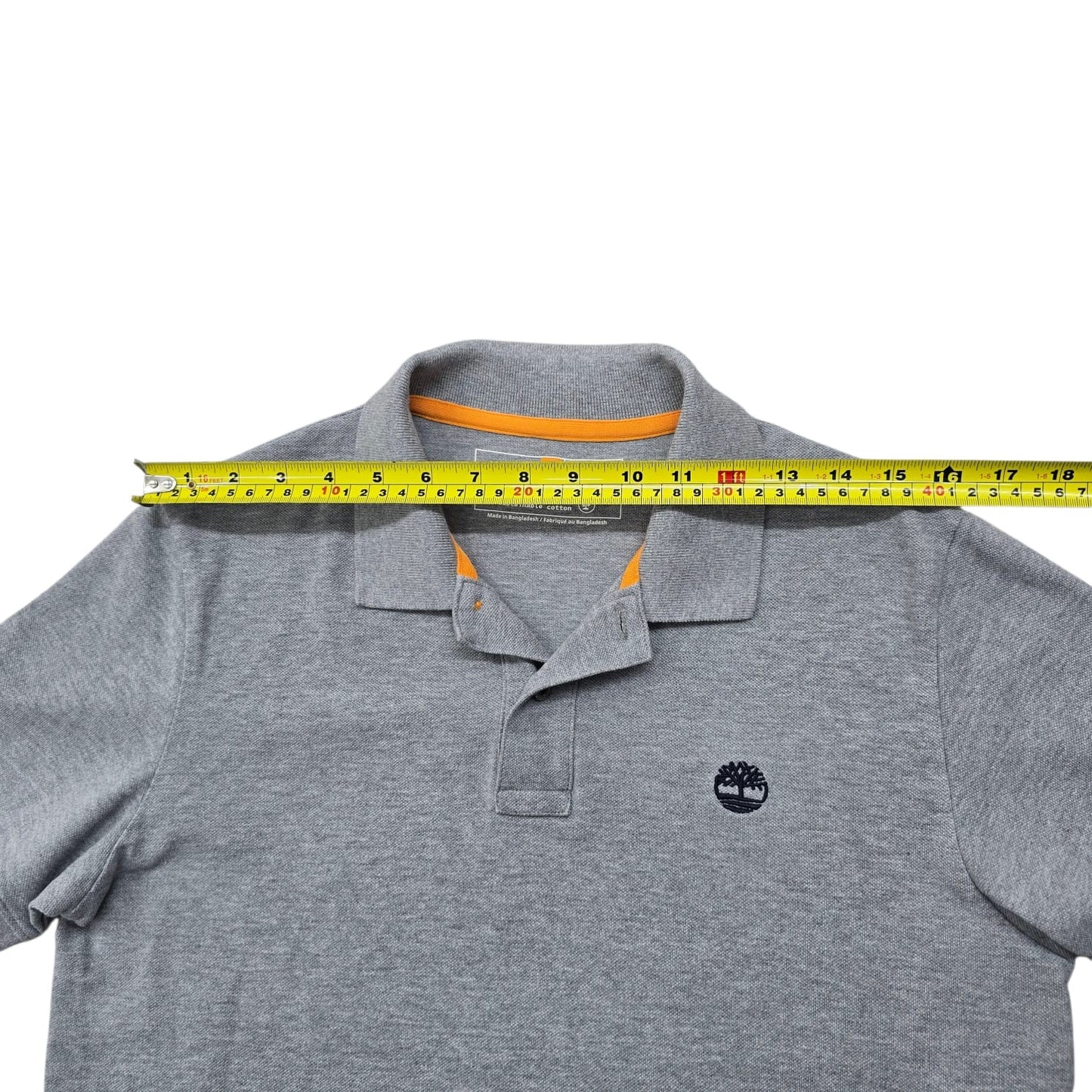 Timberland Men Gray Polo Shirt size M product image 5