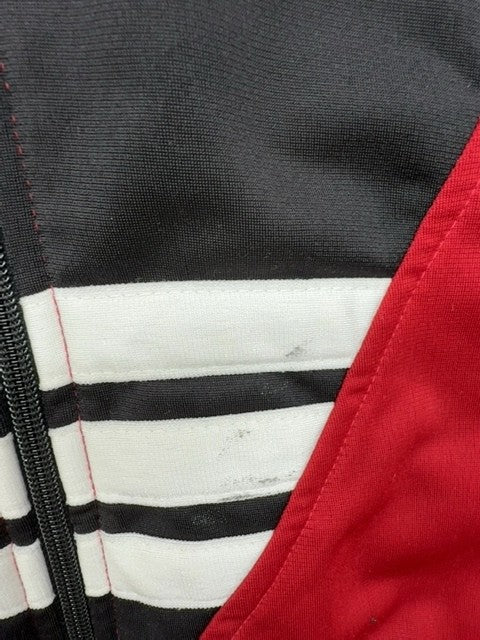 Adidas Vintage Red Black Retro Track Jacket D176 EU Zip[1]
