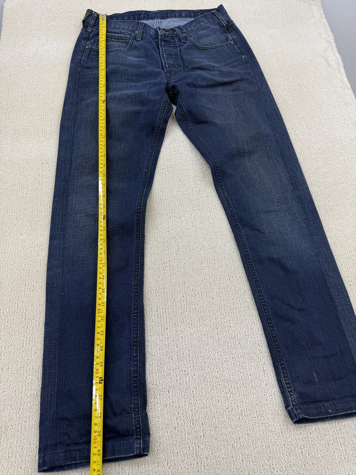 Lee Unisex Blue Jeans W31 L34 100% Cotton Denim Regular