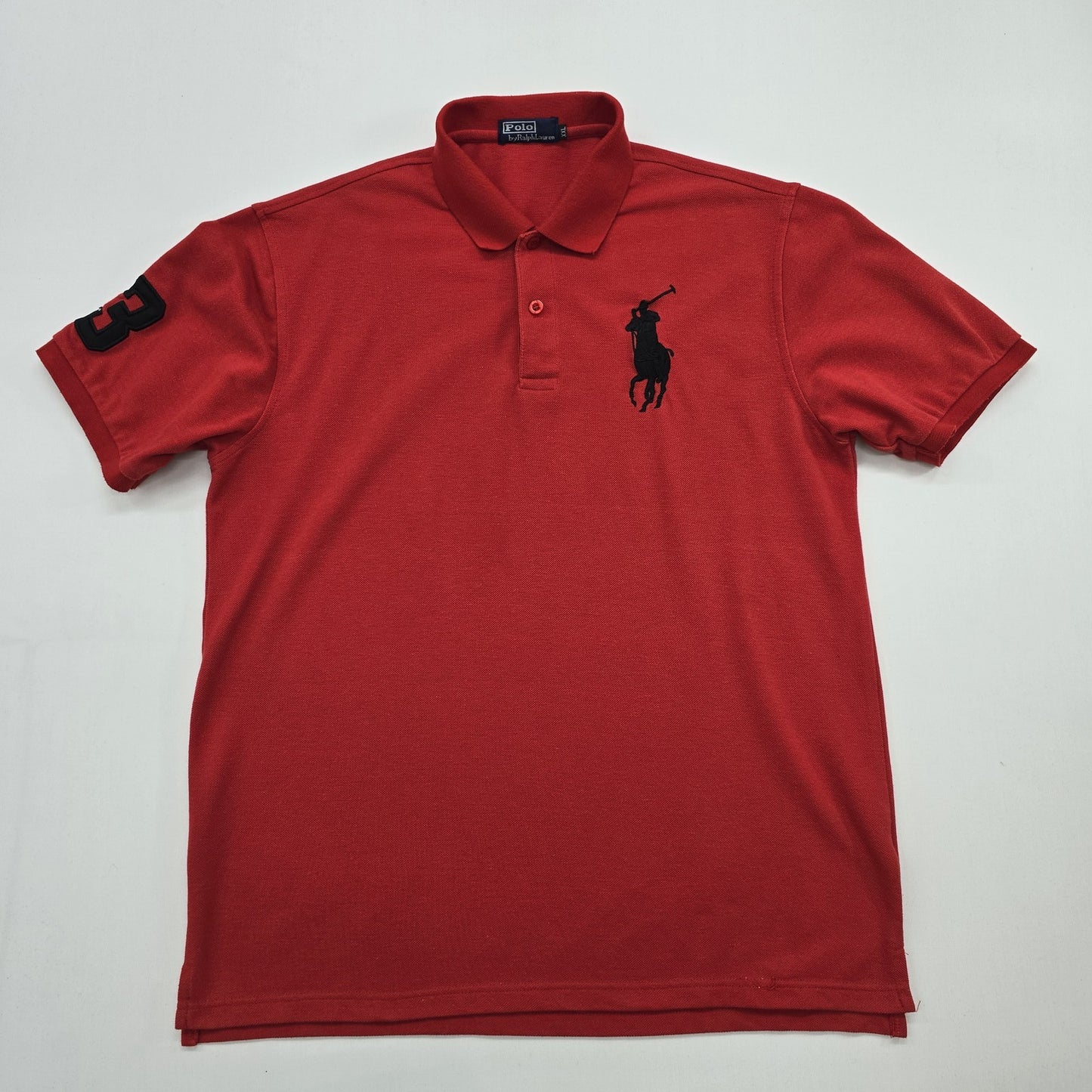 Polo Ralph Lauren Men Red Big & Tall 3X Polo Shirt Pocket Logo