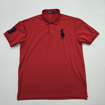 Polo Ralph Lauren Men Red Big & Tall 3X Polo Shirt Pocket Logo