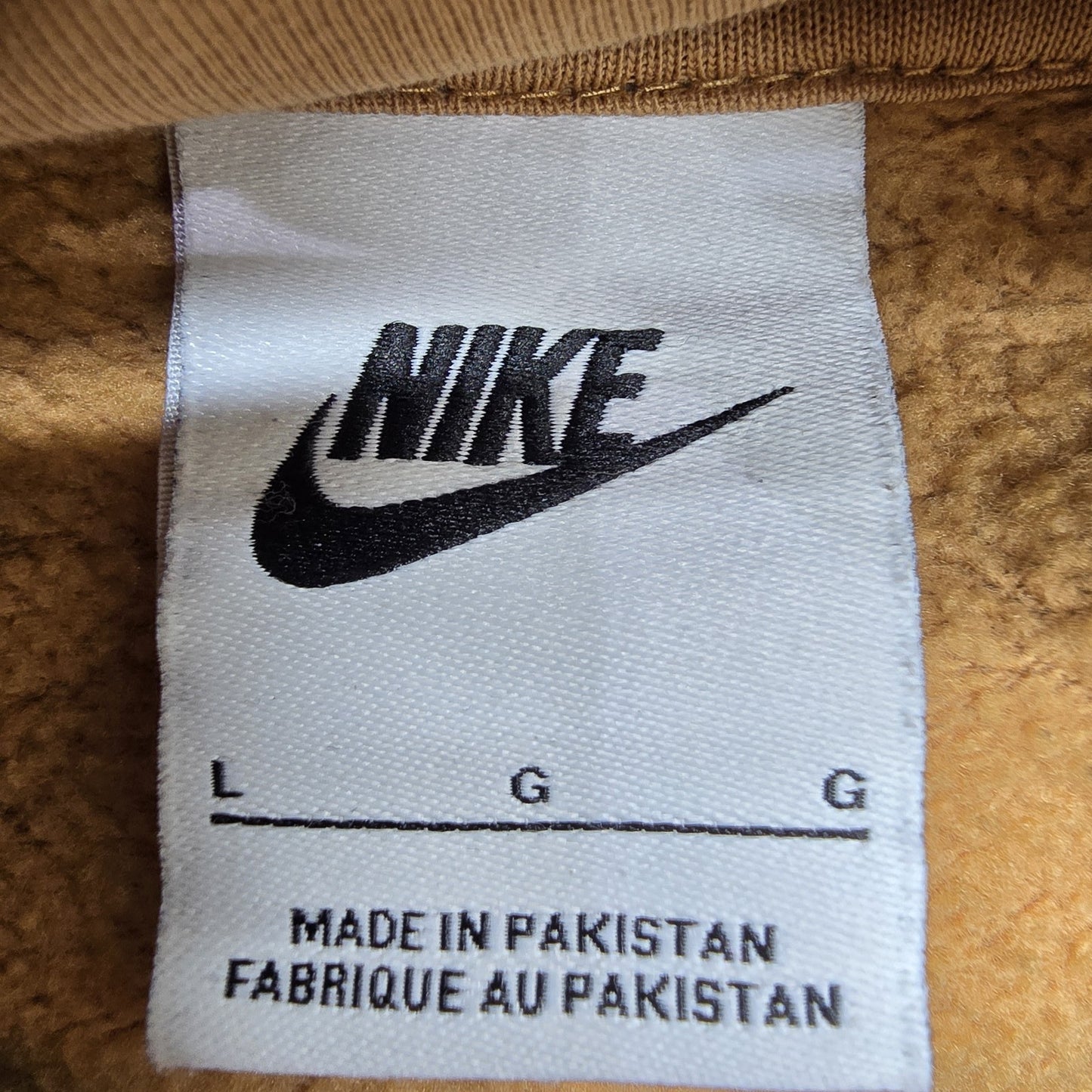 Nike Men's Khaki Sportswear Club Fleece Pullover Hoodie Size L