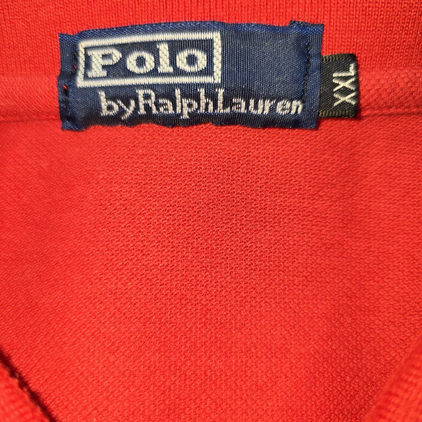 Polo Ralph Lauren Men Red Big & Tall 3X Polo Shirt Pocket Logo