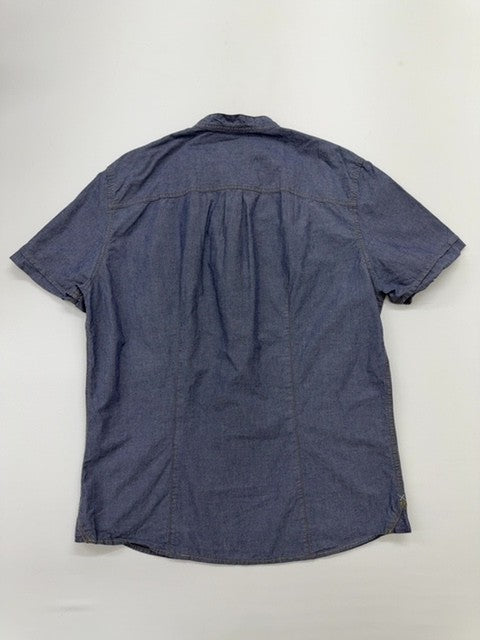 Bershka Men Blue Shirt size L product image 2