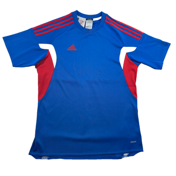 Adidas Climalite Men's Short Sleeve T-Shirt Jersey Blue