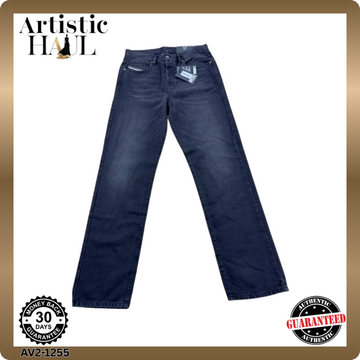 Diesel 2020 D-Viker Straight Jeans Black 30x32 Regular Fit