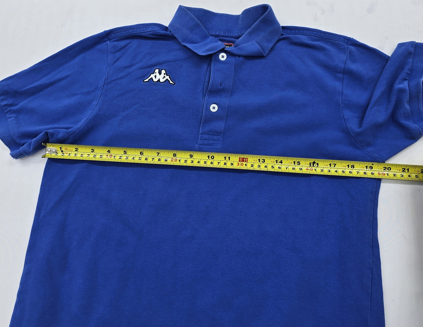 Kappa Men's Navy Polo Shirt Short Sleeve Size M Cotton Pique