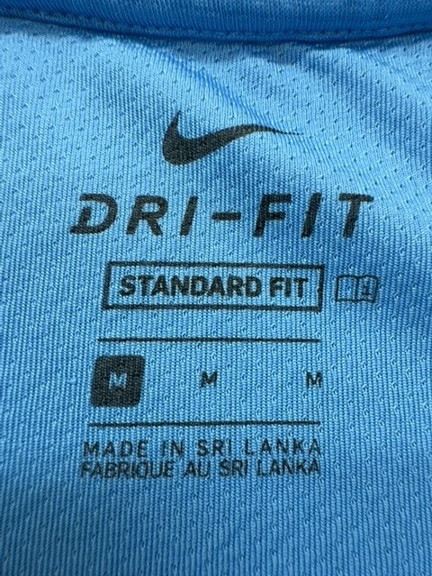 Nike Men's Dri-FIT Blue T-Shirt Size M Short Sleeve Crew Neck