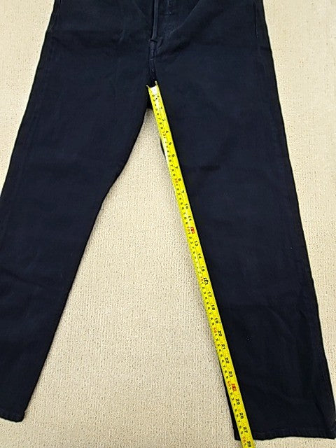 Levi's 501 Unisex Black Straight Leg Jeans 30x28 Mid Rise